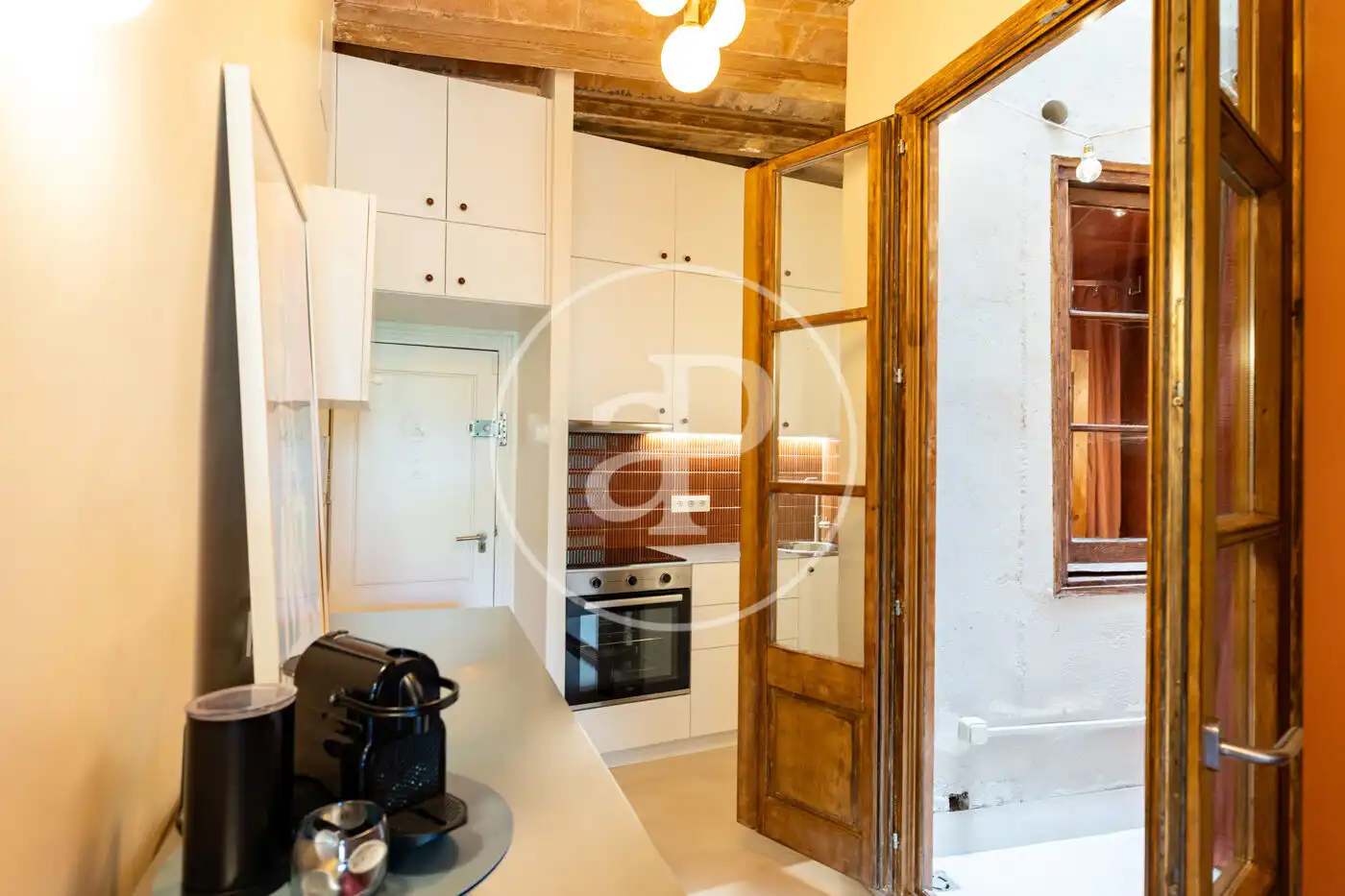 Kitchen of Flat for sale in Barcelona  with Air Conditioner, Heating and Furnished