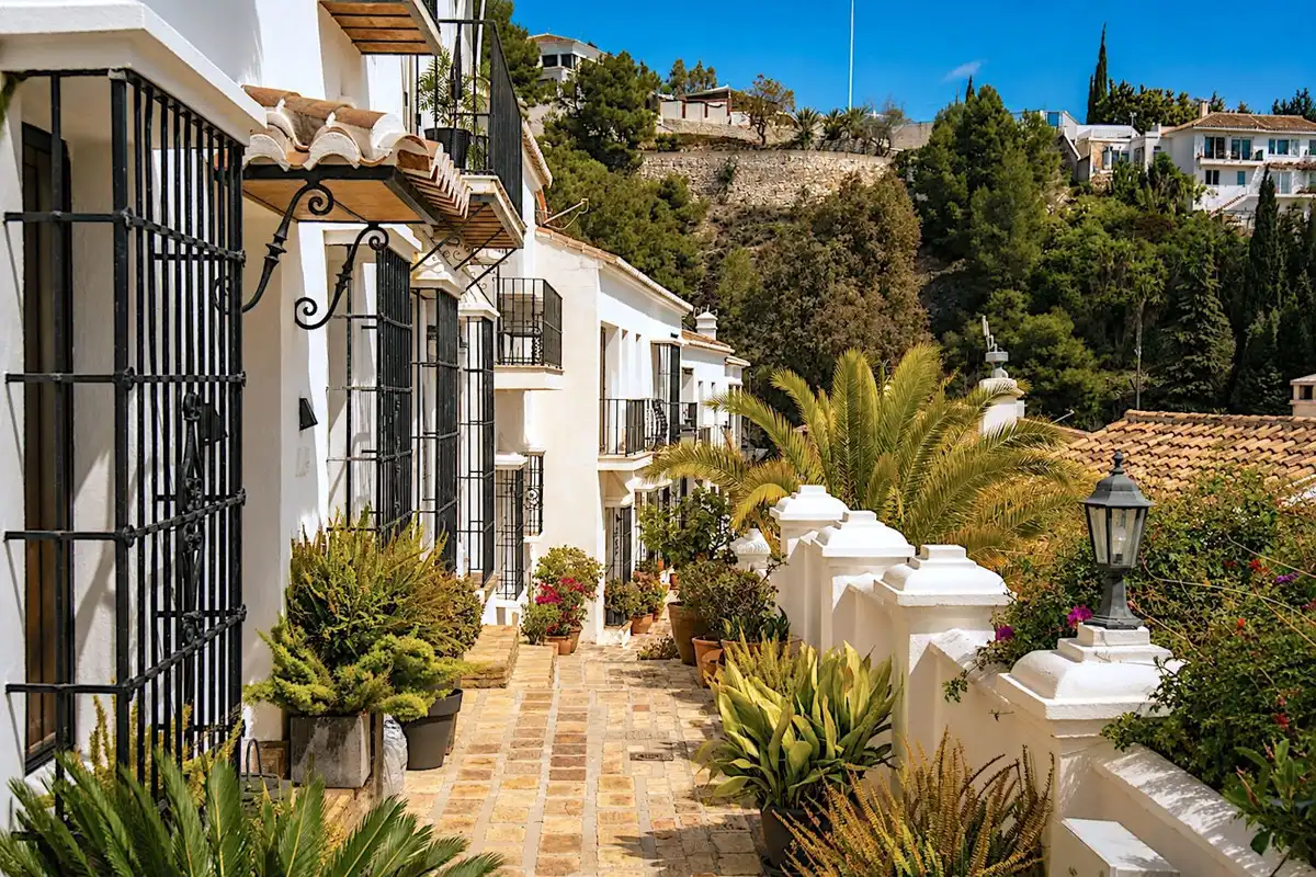 Exterior view of Duplexes for sale in Mijas  with Air Conditioner, Terrace and Furnished