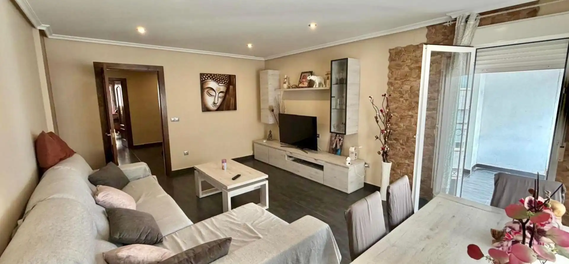 Sala de estar de Ático en venta en Beniel con Aire acondicionado y Terraza