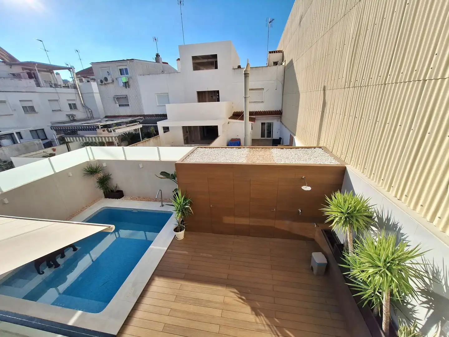 Piscina de Casa adosada en venta en Algemesí con Aire acondicionado, Calefacción y Jardín privado