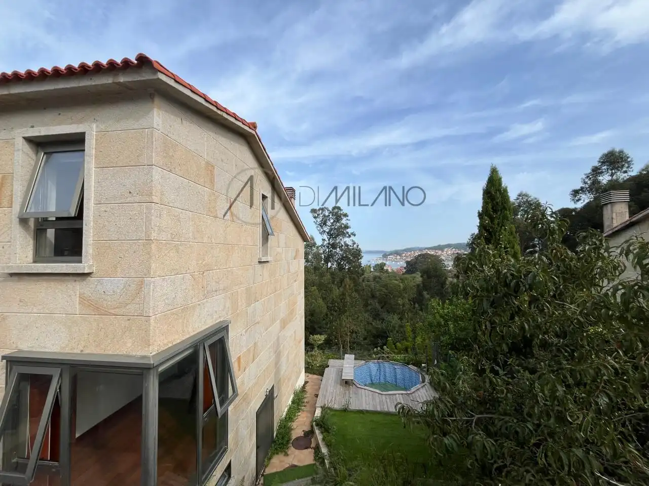 Terraza de Casa o chalet en venta en Cangas  con Calefacción, Jardín privado y Terraza