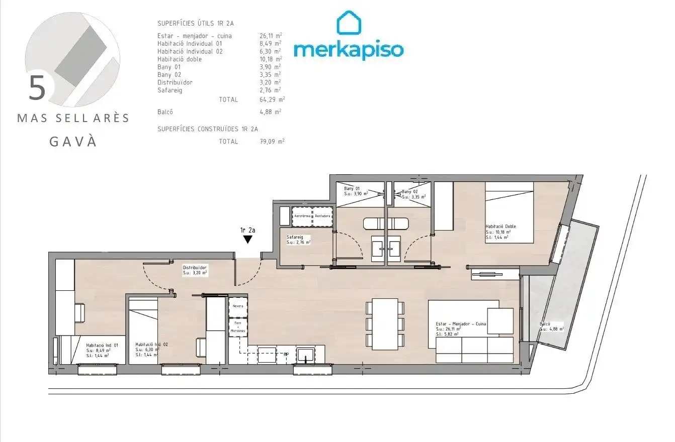 Piso en venta en Gavà