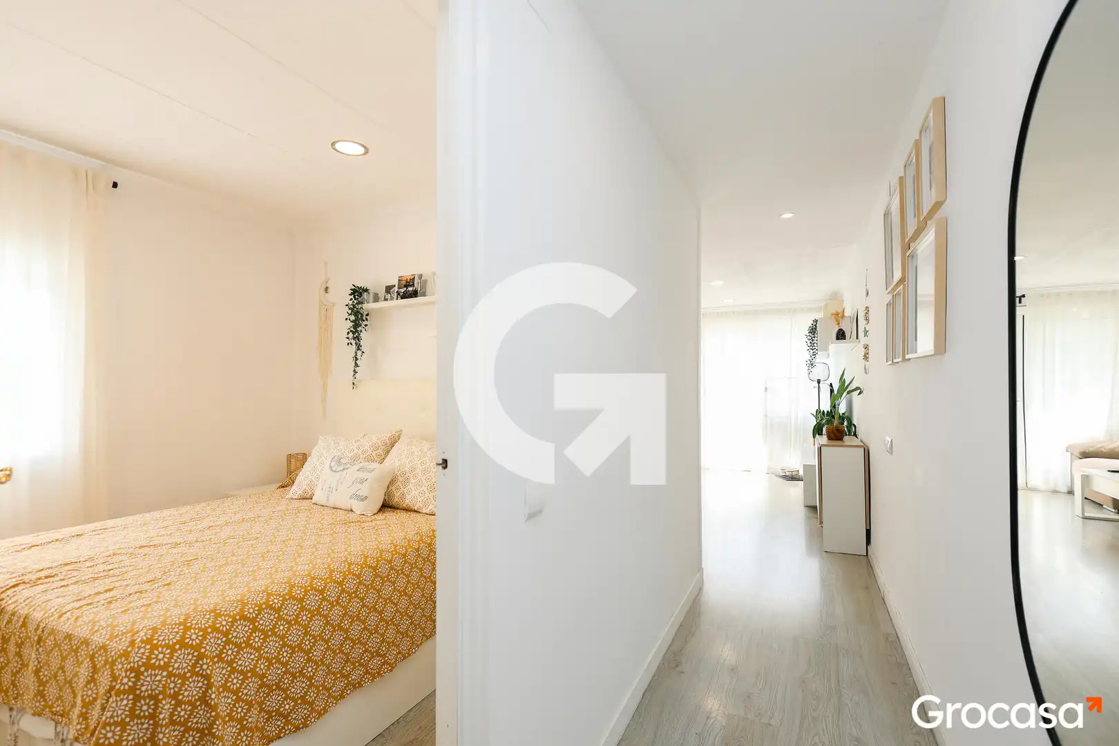 Bedroom of Flat for sale in Castelldefels  with Air Conditioner, Balcony and Community pool