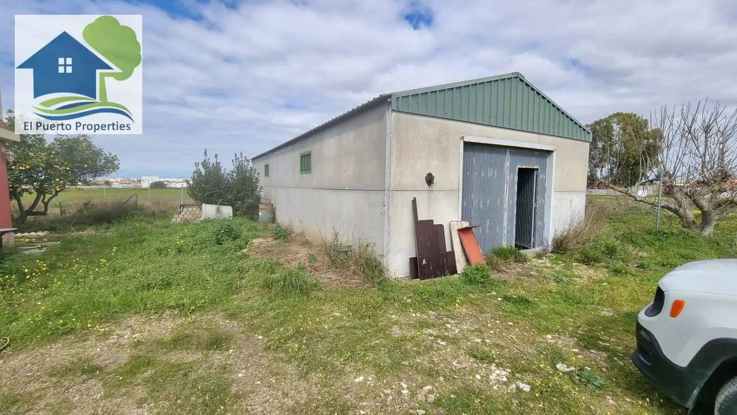 Vista exterior de Finca rústica en venta en El Puerto de Santa María con Aire acondicionado, Calefacción y Jardín privado