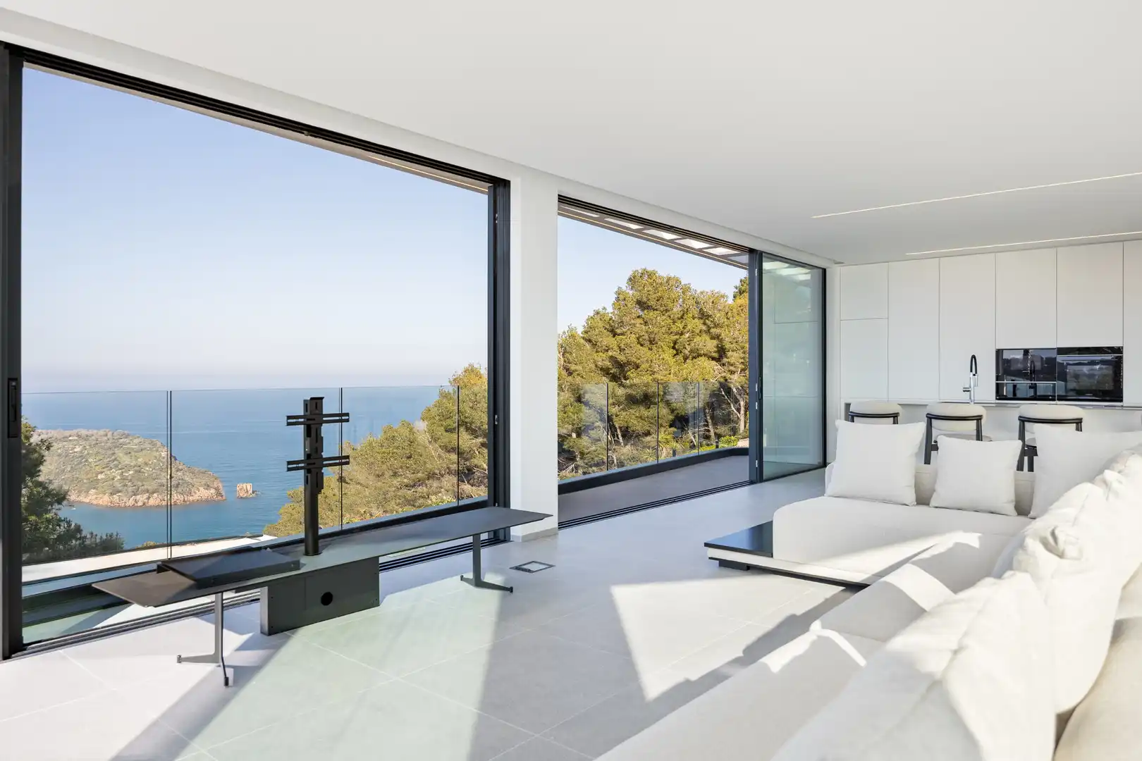 Living room of Houses for sale in Jávea / Xàbia  with Air Conditioner