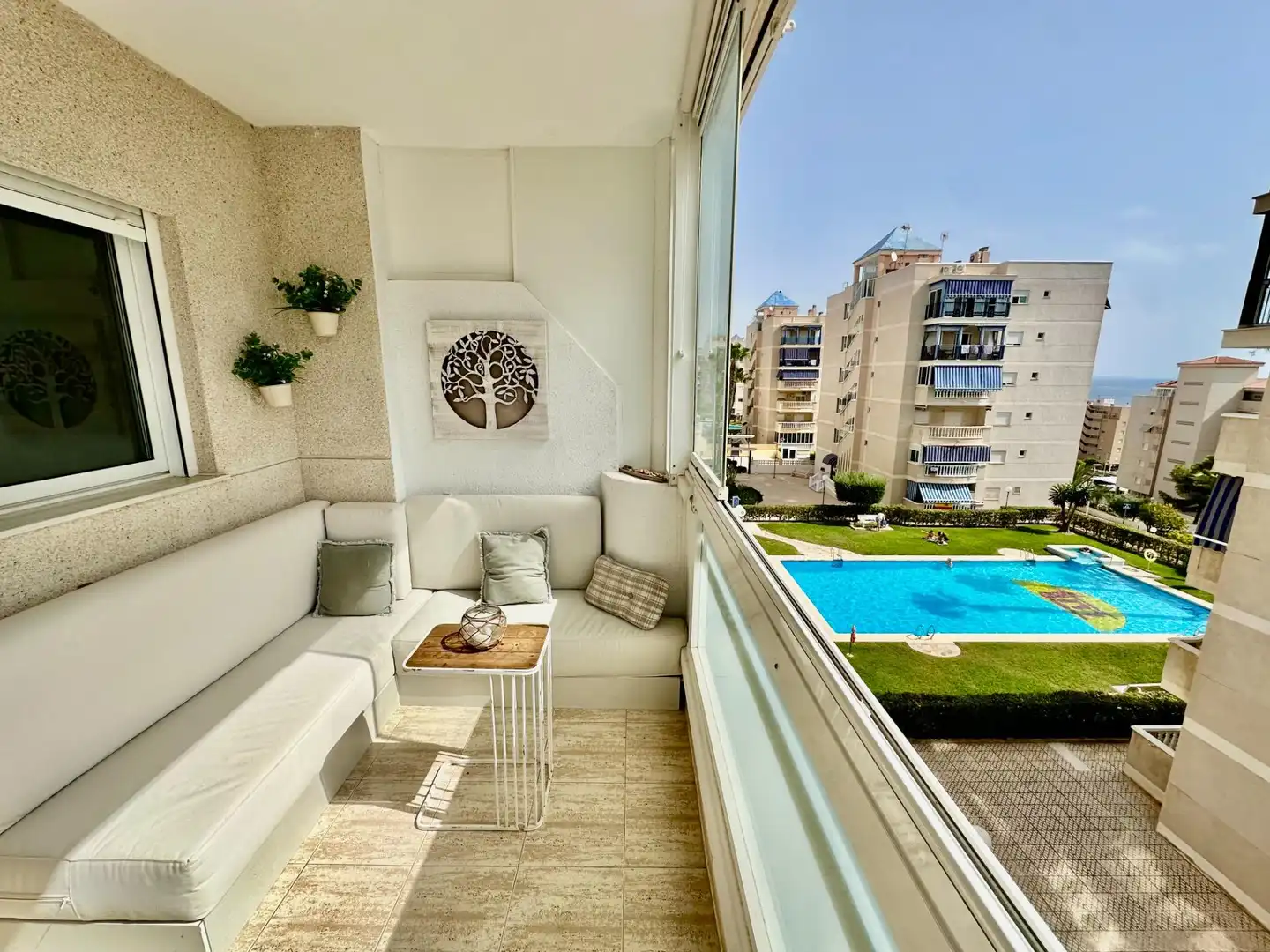 Balcony of Flat for sale in Elche / Elx  with Air Conditioner, Heating and Private garden
