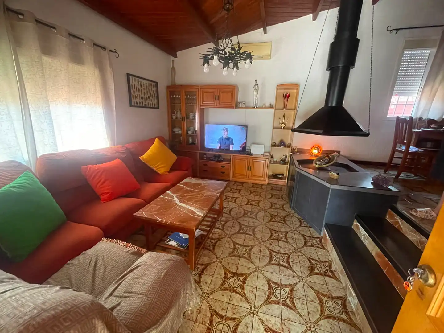 Sala d'estar de Casa o xalet en venda en Riudecanyes amb Aire condicionat, Calefacció i Terrassa