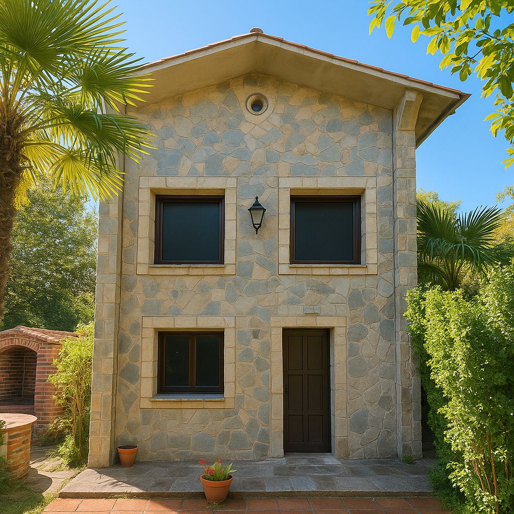 Vista exterior de Casa o xalet en venda en Villaviciosa amb Jardí privat, Terrassa i Piscina