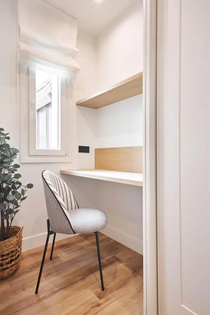 Schlafzimmer von Wohnung zum Verkauf in Madrid mit Klimaanlage, Heizung und Parkett