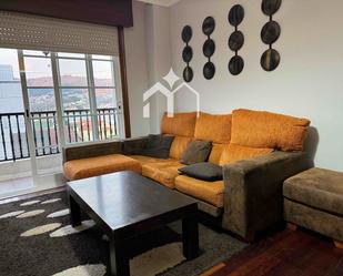 Living room of Flat for sale in Cangas   with Heating, Parquet flooring and Terrace