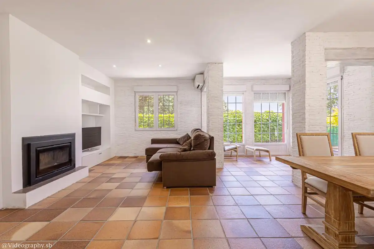 Sala de estar de Casa o chalet en venta en Guadalajara con Aire acondicionado, Calefacción y Jardín privado
