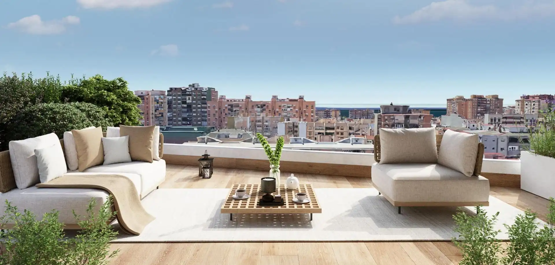 Terrace of Attic for sale in Málaga  with Air Conditioner, Private garden and Terrace