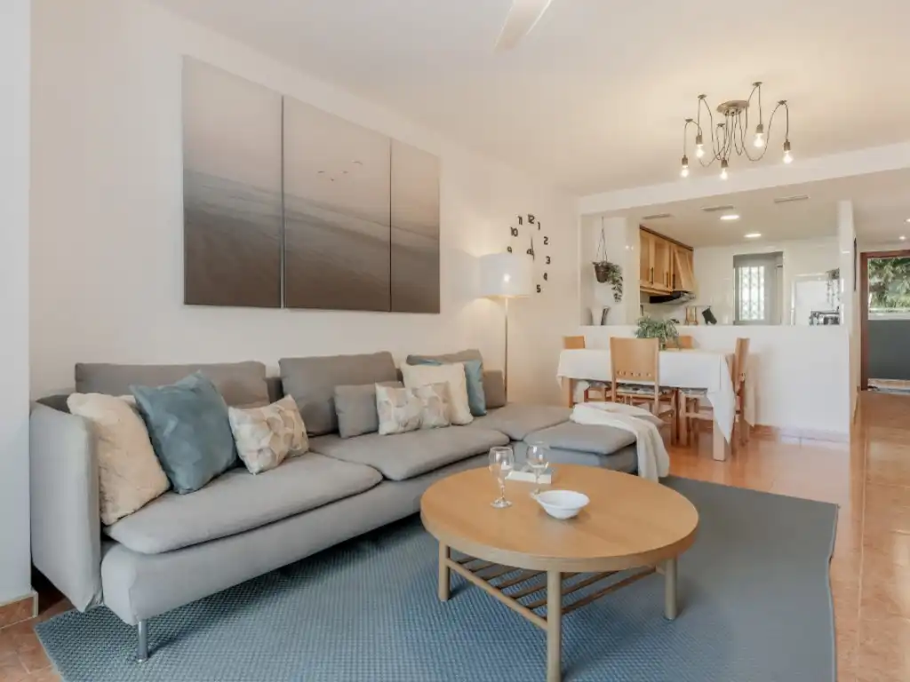 Living room of Ground floor for sale in El Campello  with Air Conditioner, Terrace and Swimming Pool