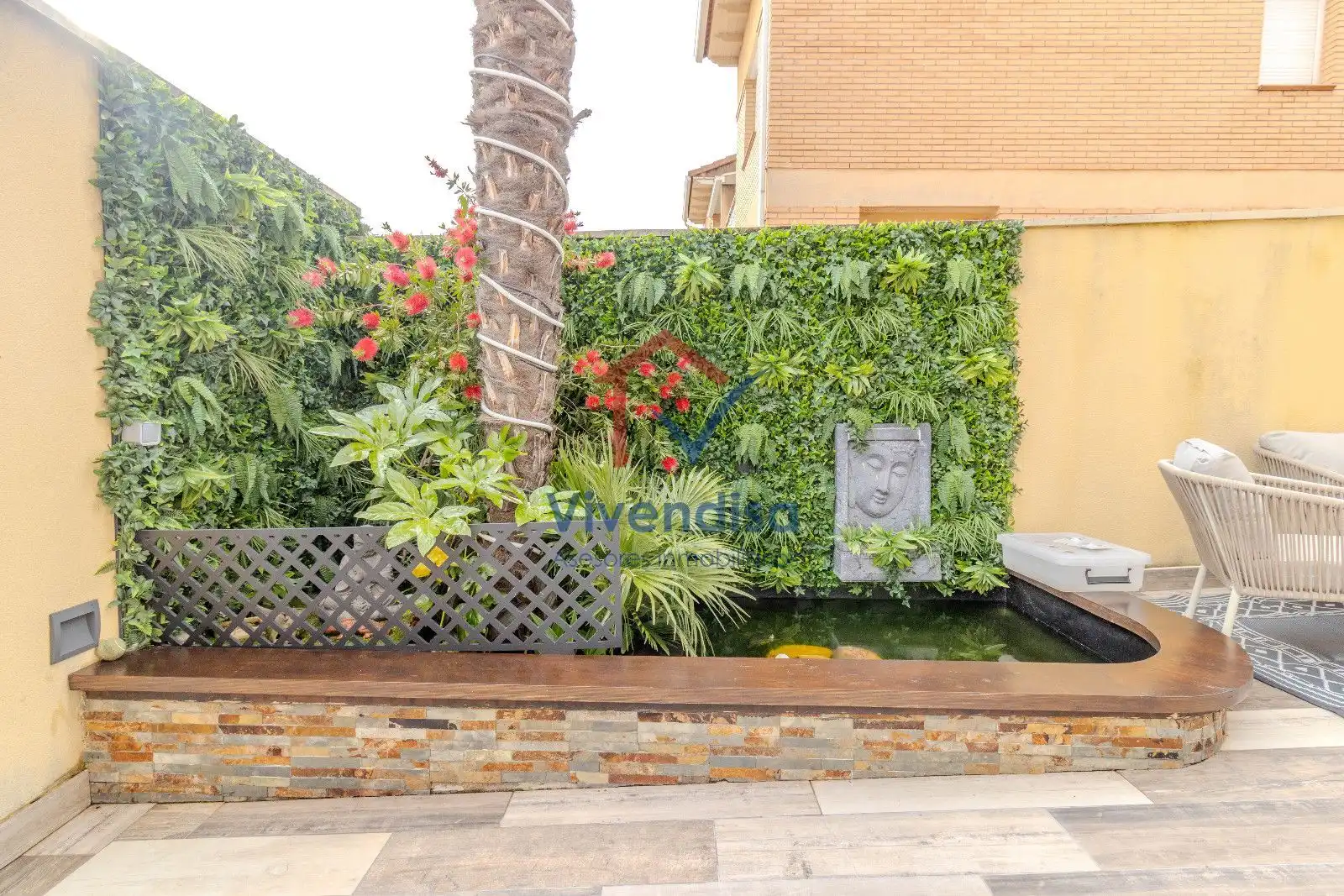 Terraza de Casa adosada en venta en Cabanillas del Campo con Terraza y Piscina