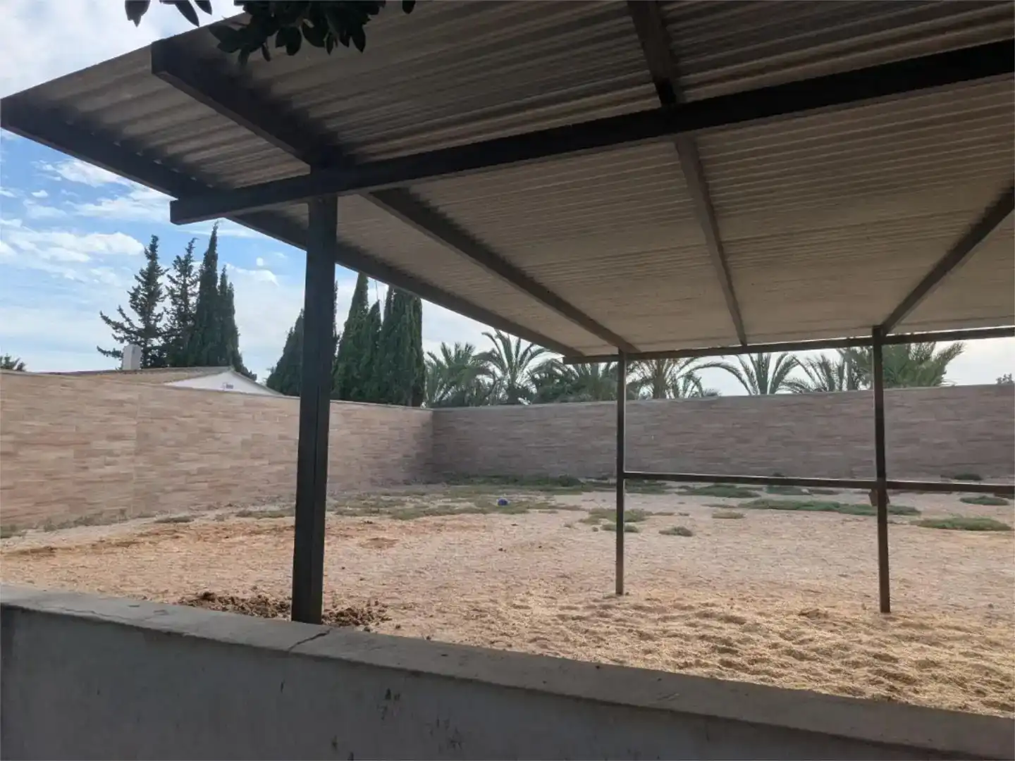 Terrasse von Wohnung zum Verkauf in Elche / Elx mit Klimaanlage, Privatgarten und Abstellraum