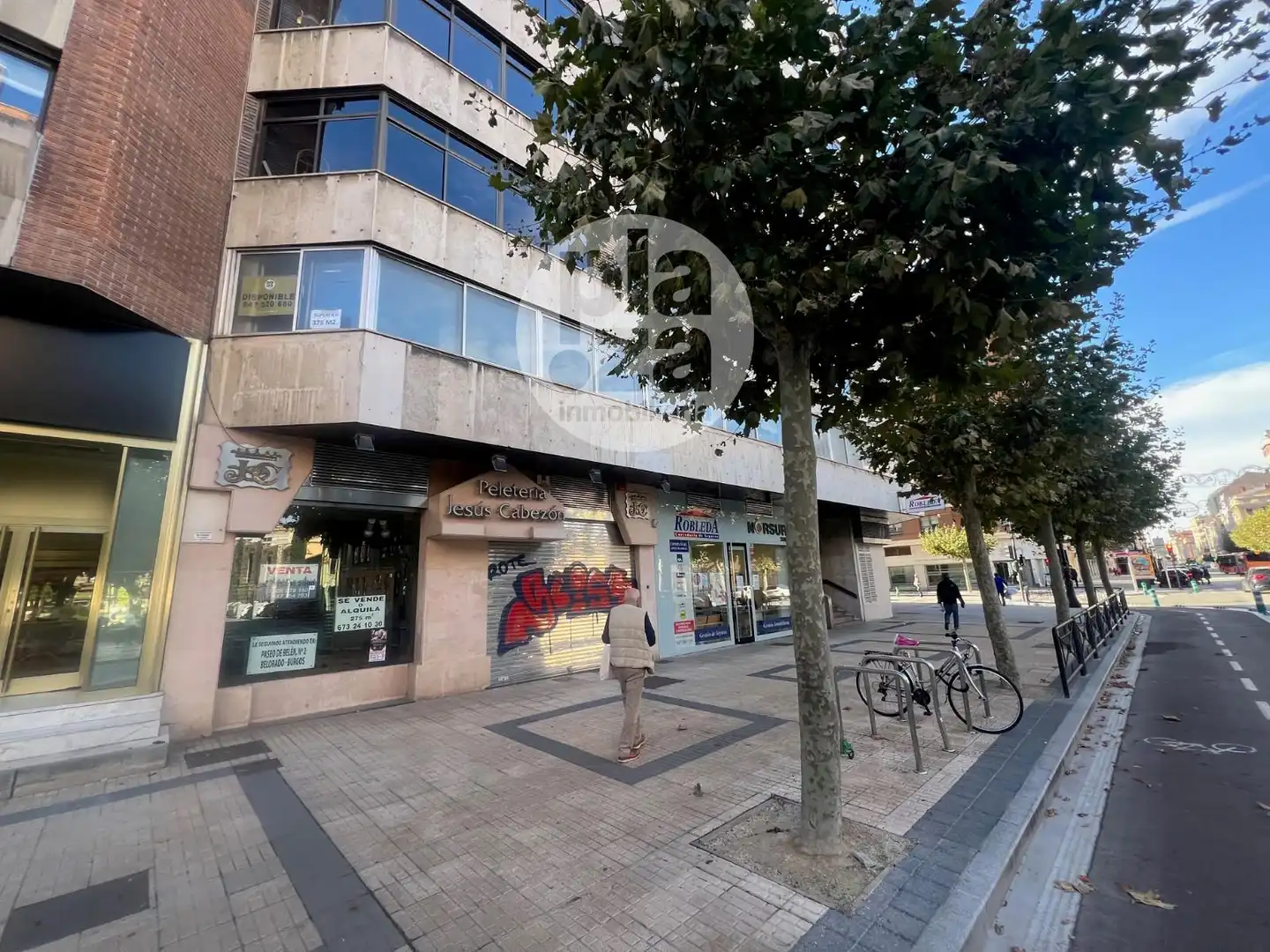 Vista exterior de Oficina en venda en Burgos