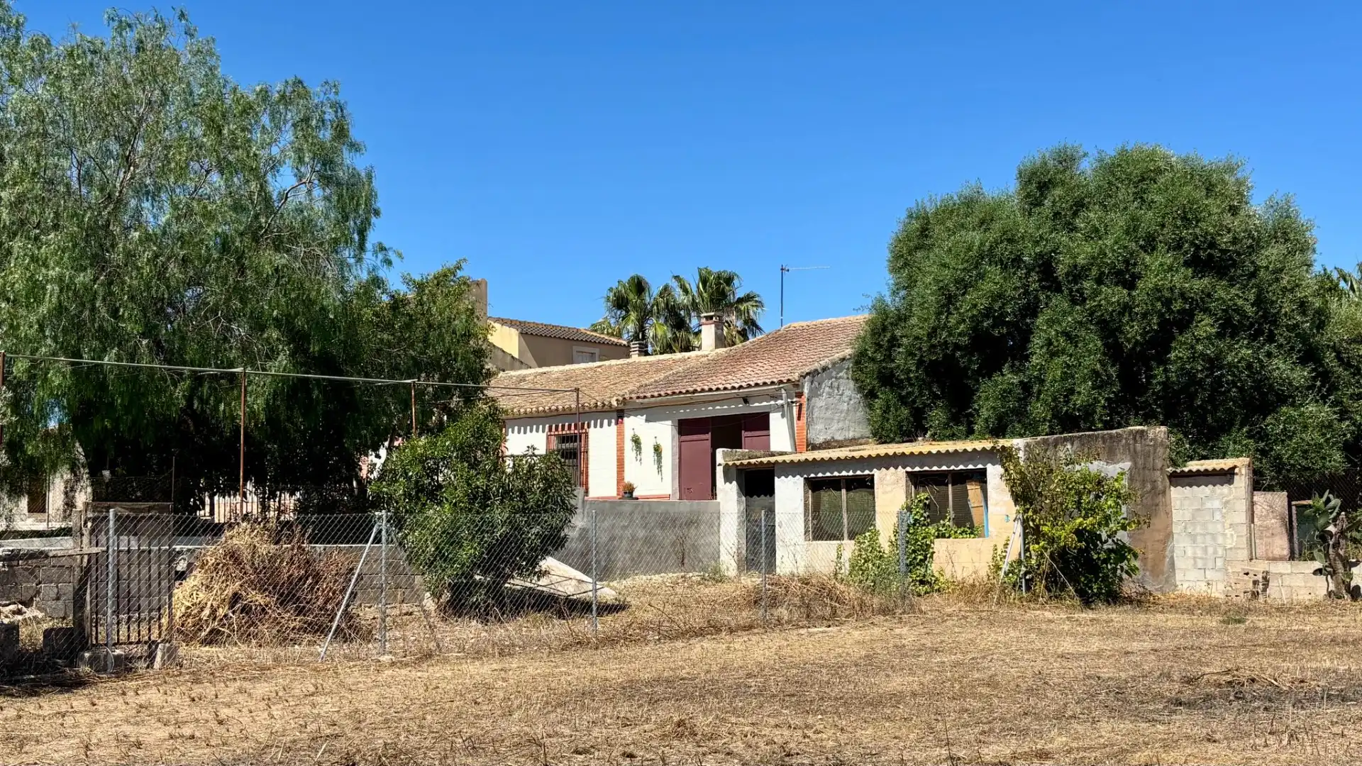 Vista exterior de Casa o chalet en venta en Fuente Álamo de Murcia con Jardín privado y Amueblado