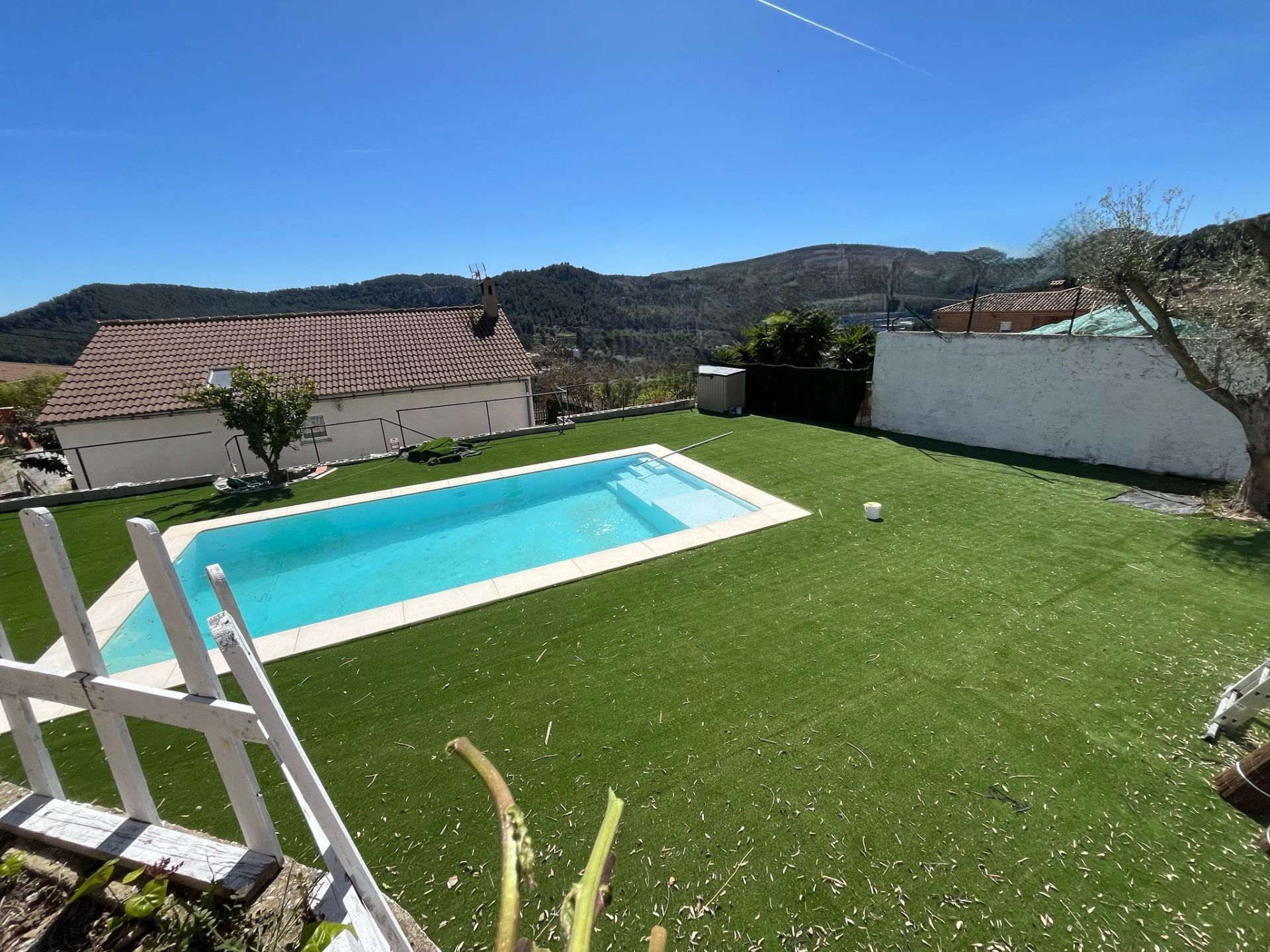 Swimming pool of House or chalet for sale in Vallirana  with Air Conditioner, Heating and Swimming Pool