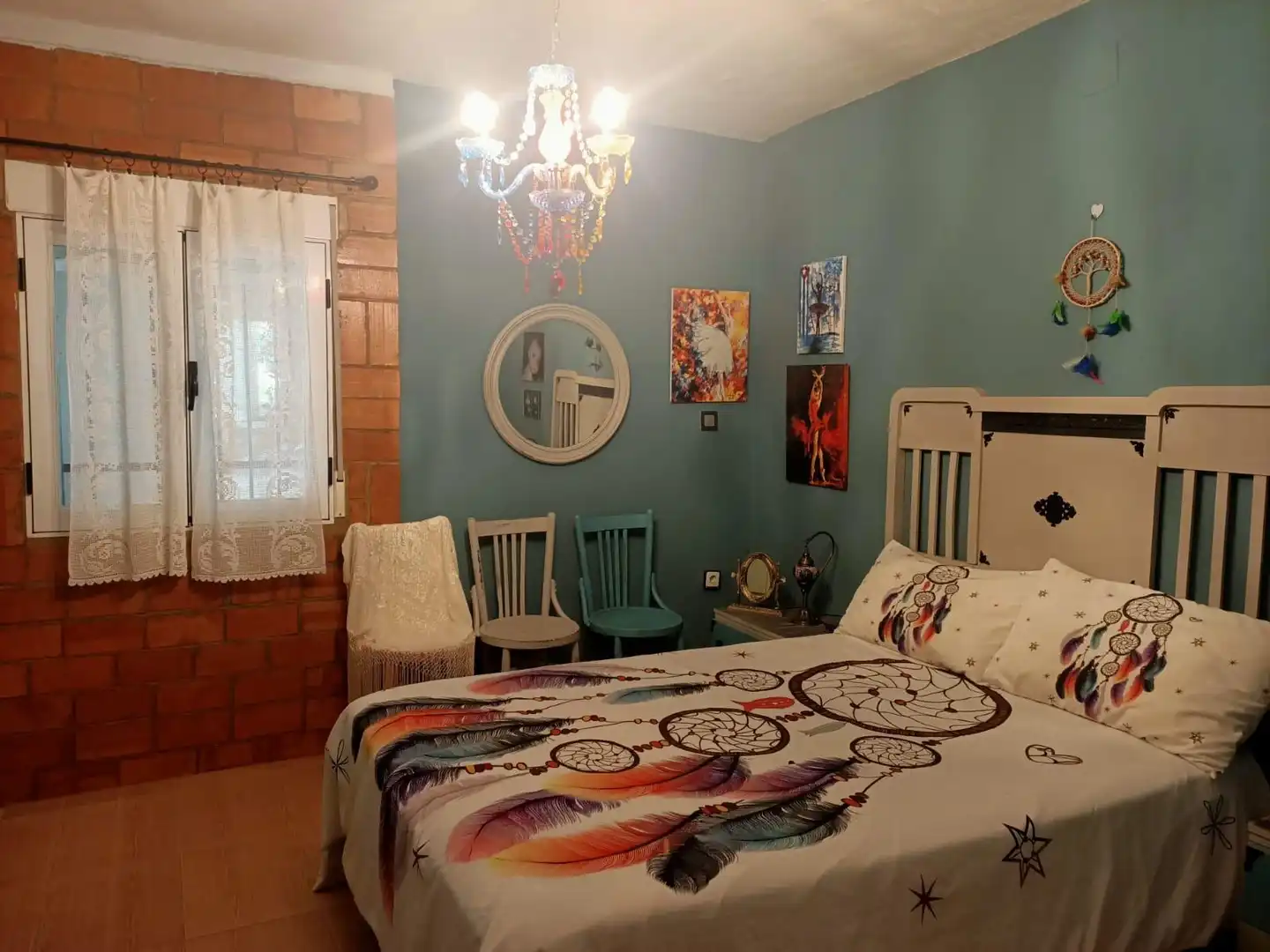 Dormitori de Casa o xalet en venda en Piedrabuena amb Aire condicionat, Calefacció i Jardí privat
