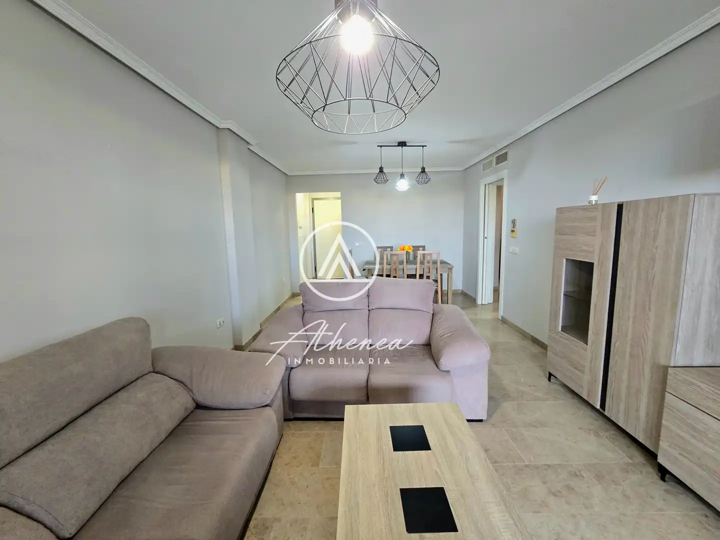 Sala de estar de Piso en venta en Roquetas de Mar con Aire acondicionado, Calefacción y Terraza