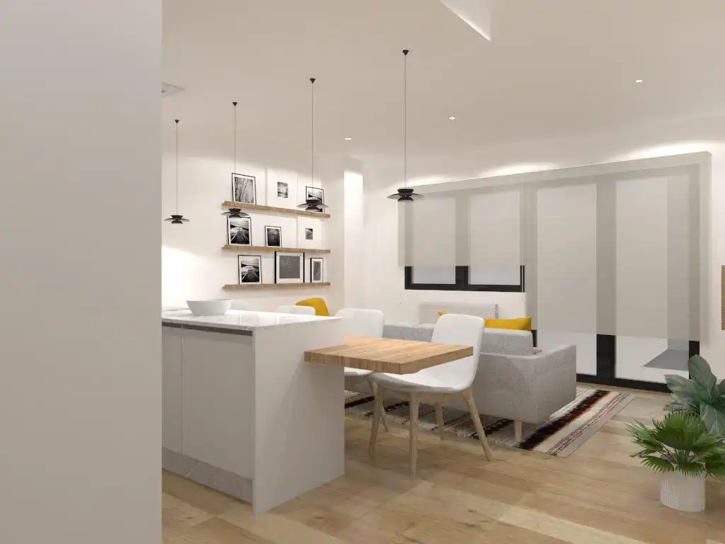 Kitchen of Flat for sale in Carballo  with Heating and Storage room