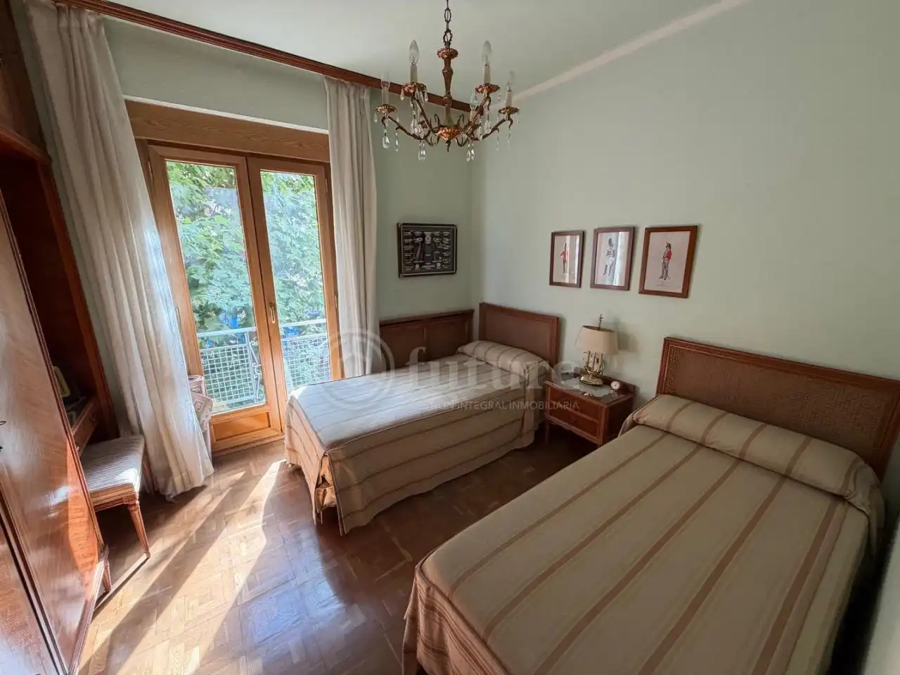 Bedroom of Flat for sale in Salamanca  with Heating, Parquet flooring and Terrace