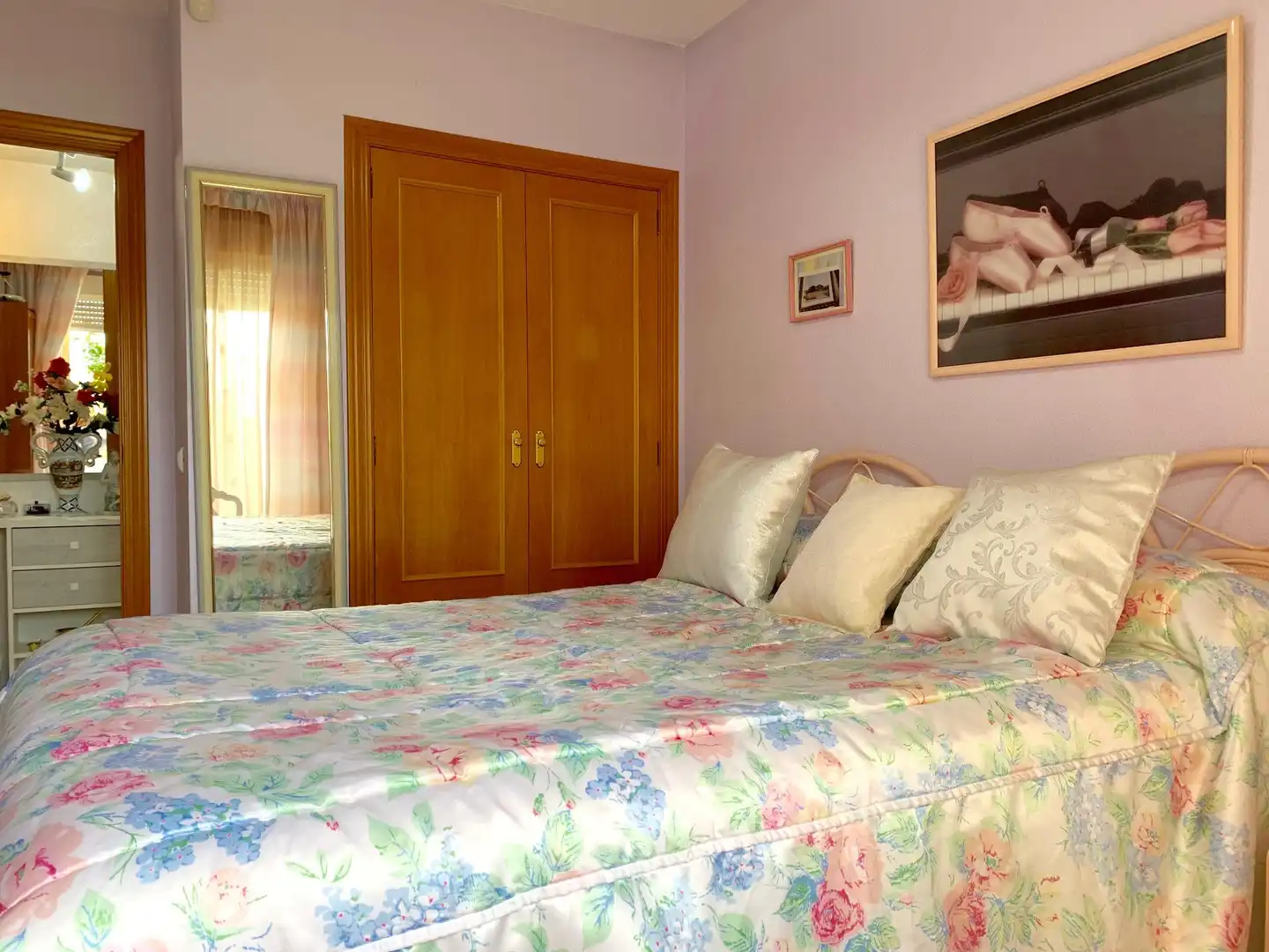 Schlafzimmer von Dachboden zum Verkauf in Benidorm mit Klimaanlage, Heizung und Terrasse