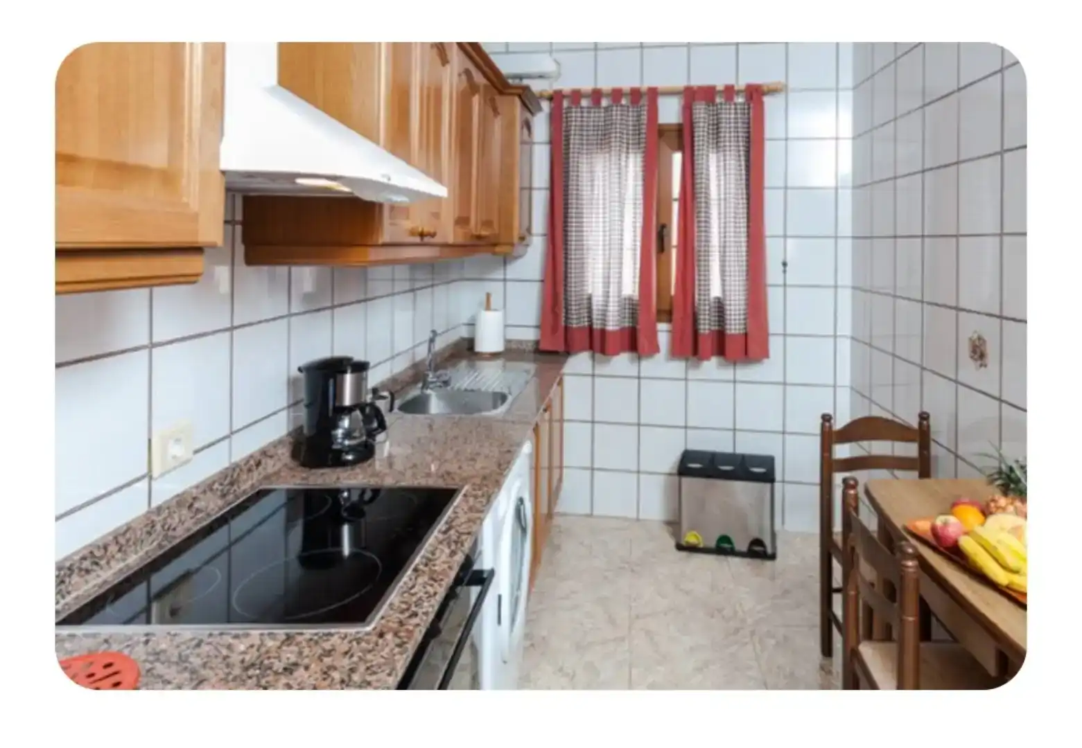 Kitchen of Flat for rent in La Oliva  with Furnished and Balcony