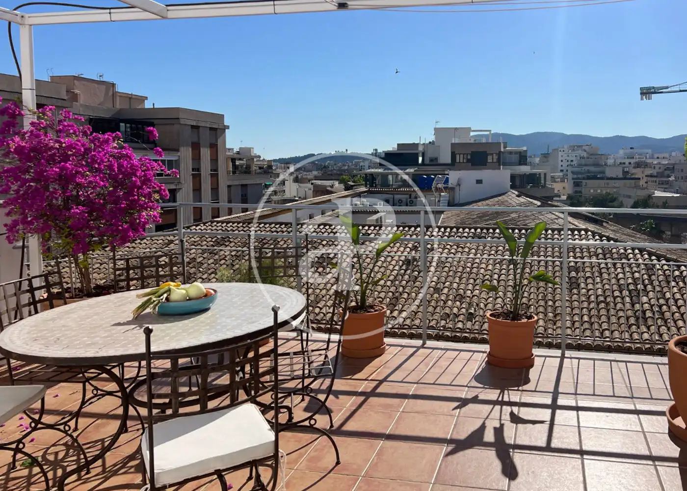 Terrasse von Wohnung zur Miete in  Palma de Mallorca mit Klimaanlage, Heizung und Terrasse