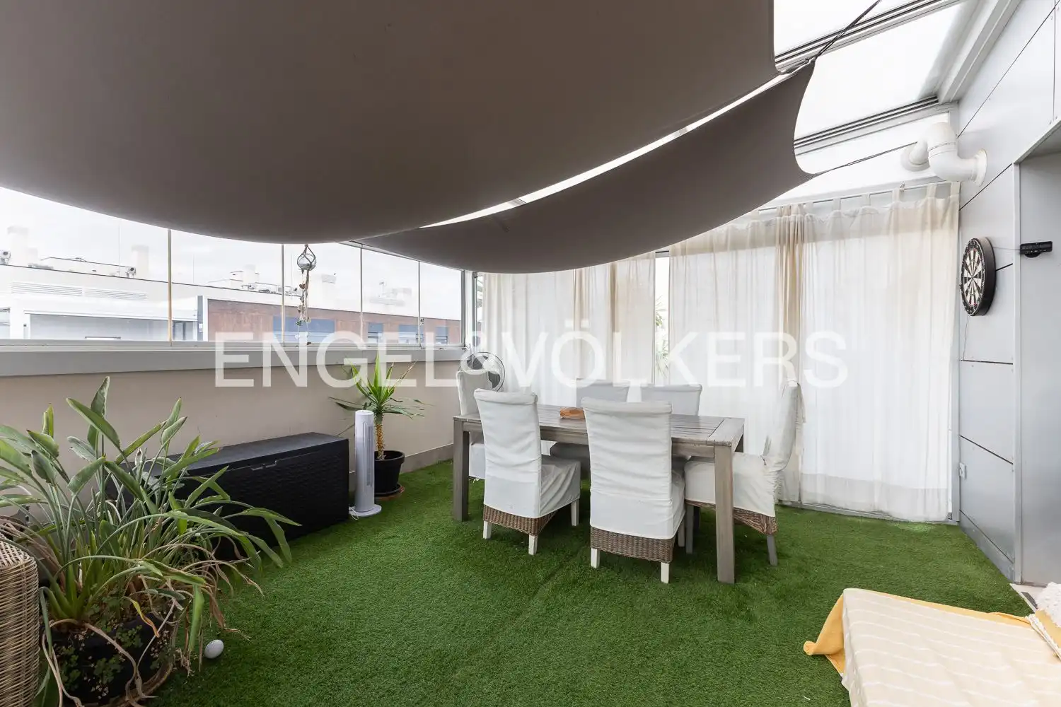 Terrassa de Dúplex en venda en Valencia amb Aire condicionat, Calefacció i Jardí privat