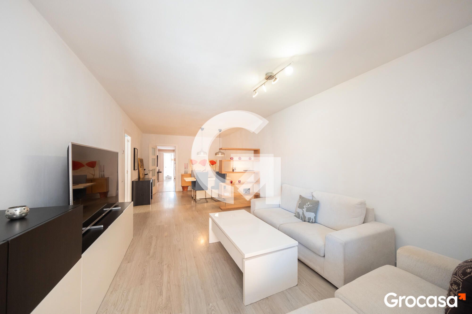 Living room of Flat for sale in L'Hospitalet de Llobregat  with Heating, Storage room and Oven