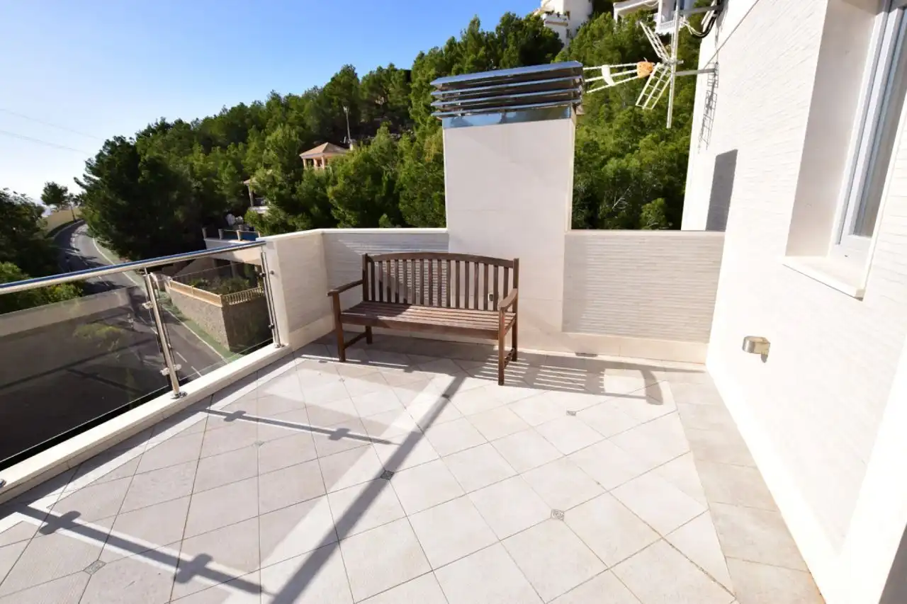 Terraza de Casa o chalet en venta en Altea con Aire acondicionado, Jardín privado y Trastero