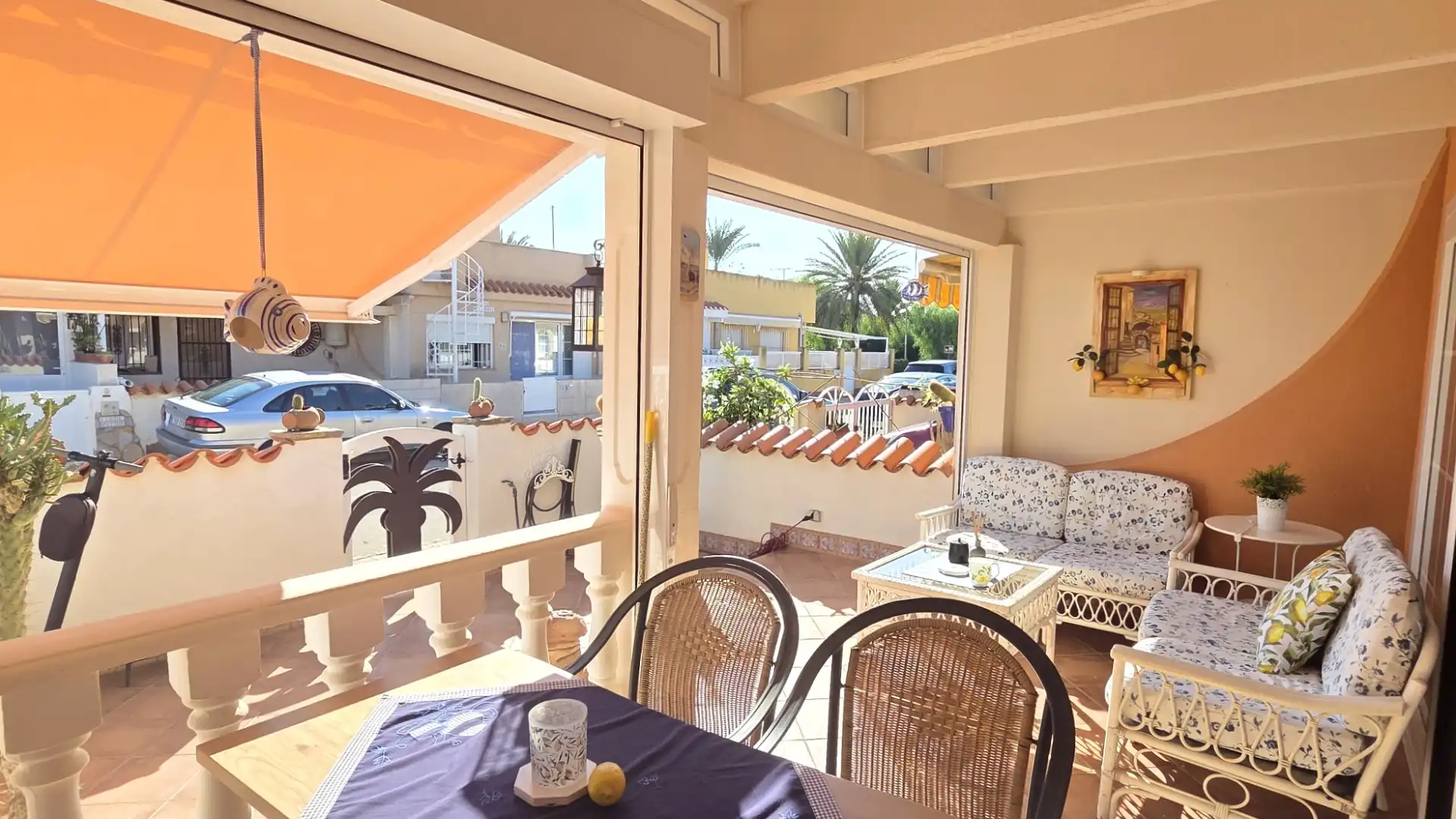 Terraza de Casa adosada en venta en Cartagena con Jardín privado, Terraza y Amueblado
