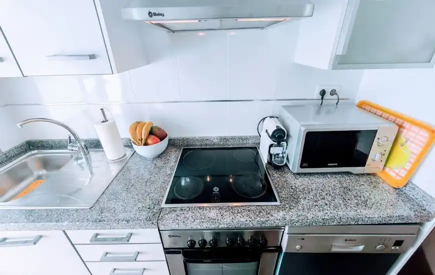 Kitchen of Apartments for sale in Benidorm  with Air Conditioner, Heating and Terrace