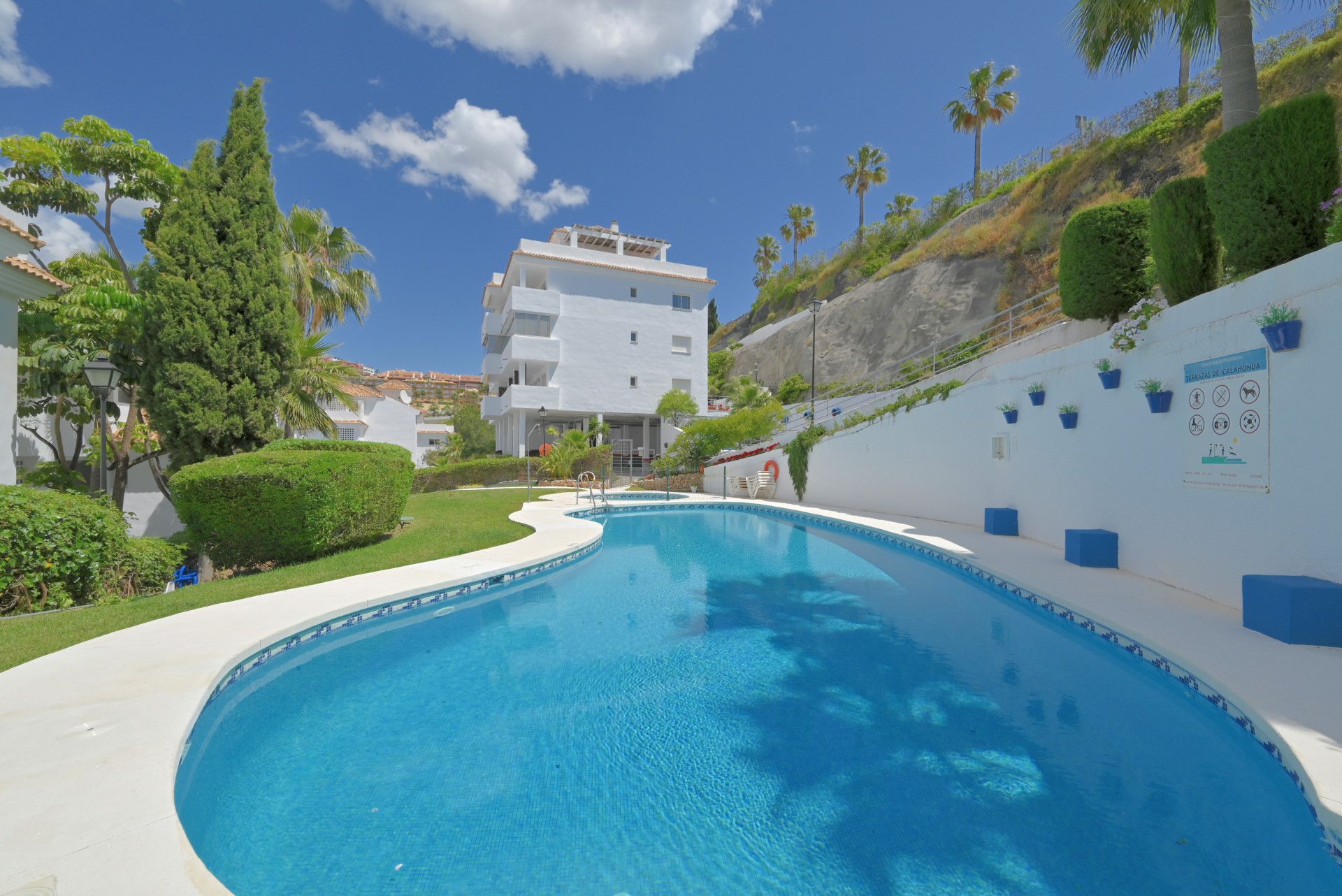 Garden of Apartment for sale in Mijas  with Air Conditioner, Terrace and Swimming Pool