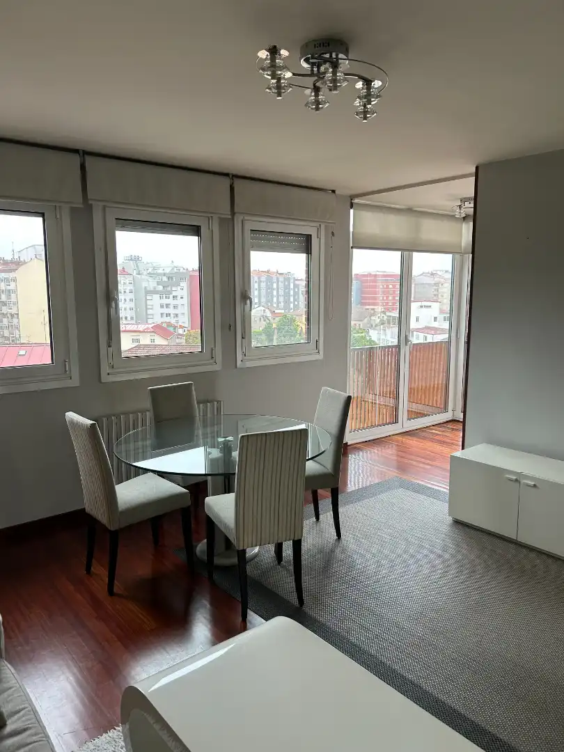 Dining room of Flat for rent in Vigo   with Heating, Storage room and Furnished