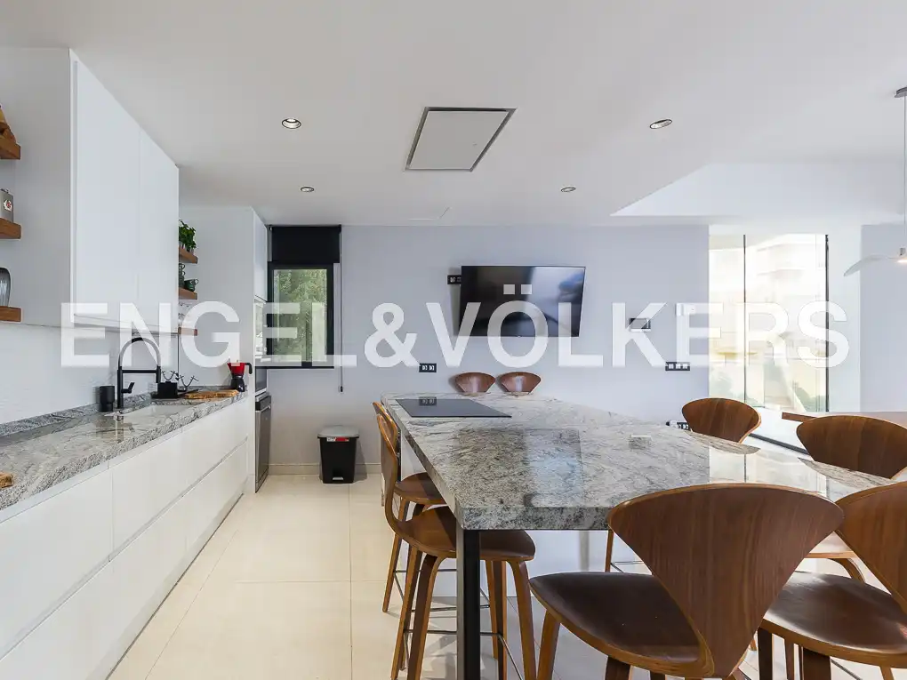 Cocina de Casa o chalet en venta en Cullera con Aire acondicionado, Calefacción y Jardín privado