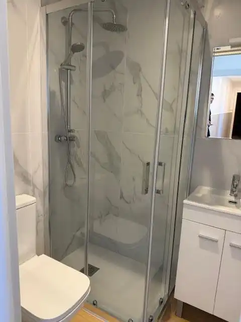 Bathroom of Flat for rent in El Campello  with Air Conditioner, Terrace and Furnished