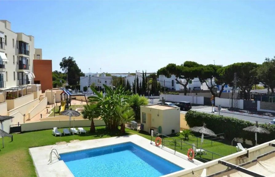 Jardín de Apartamento en venta en El Rompido con Aire acondicionado y Piscina comunitaria