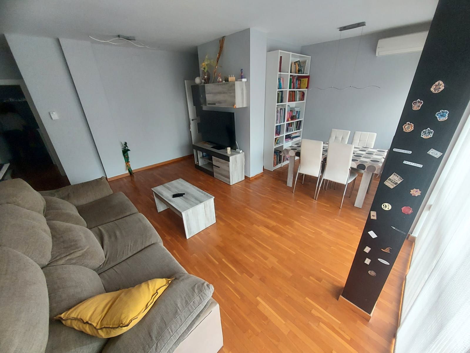 Sala d'estar de Pis en venda en Sabadell amb Aire condicionat, Calefacció i Parquet