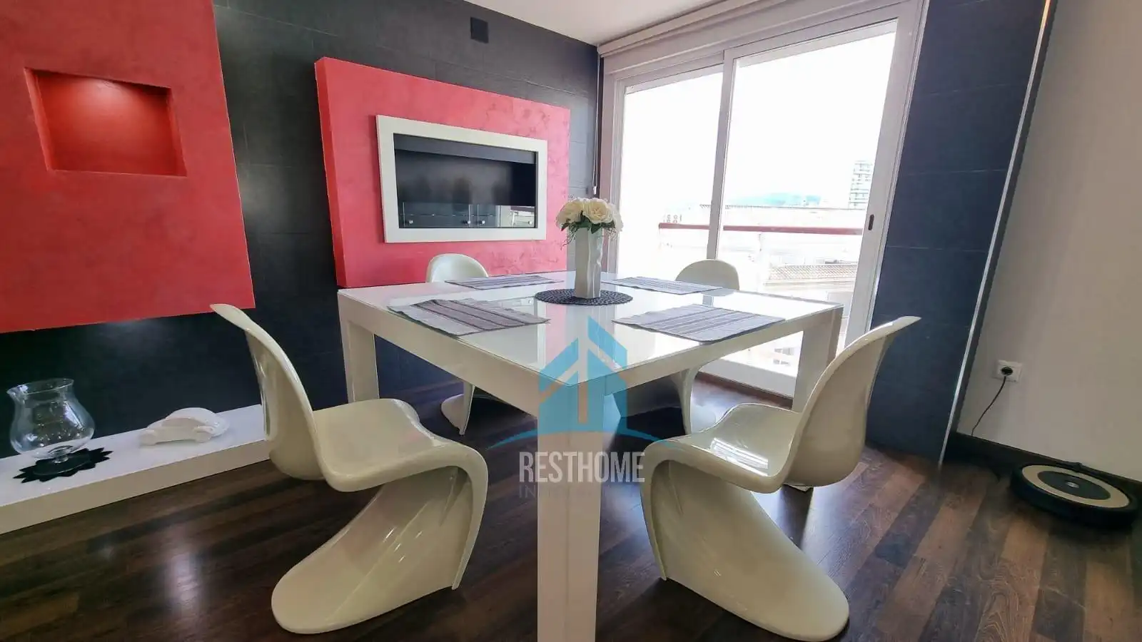Comedor de Dúplex de alquiler en Gandia con Aire acondicionado, Calefacción y Parquet