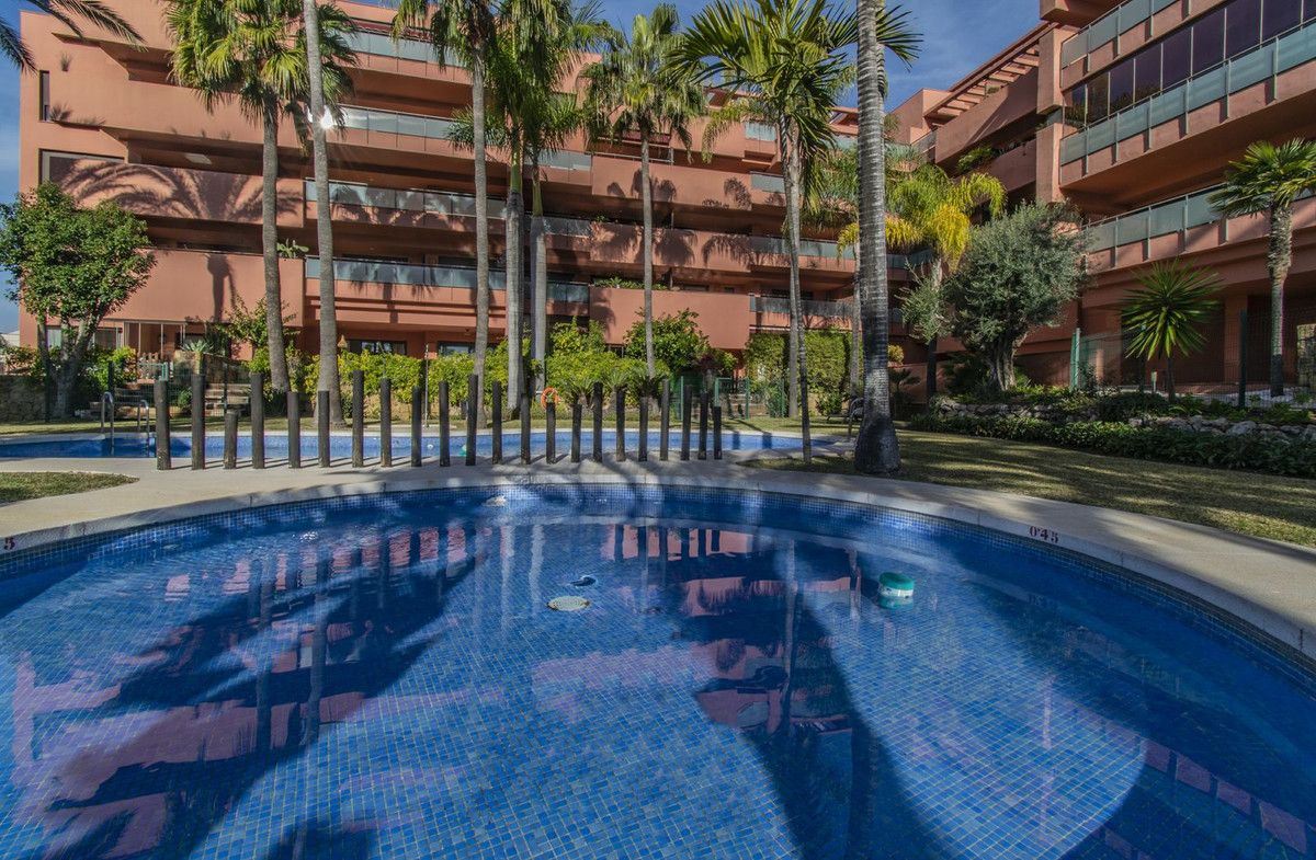 Swimming pool of Attic for sale in Estepona  with Air Conditioner, Terrace and Furnished