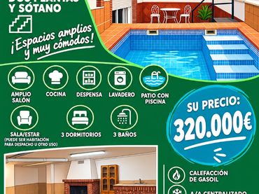 Casa con piscina en venta en Martos