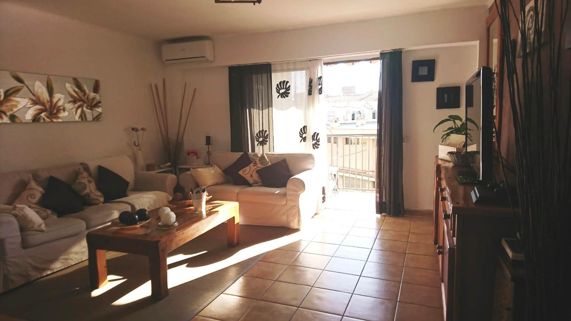 Sala d'estar de Pis en venda en  Palma de Mallorca amb Aire condicionat, Terrassa i Balcó