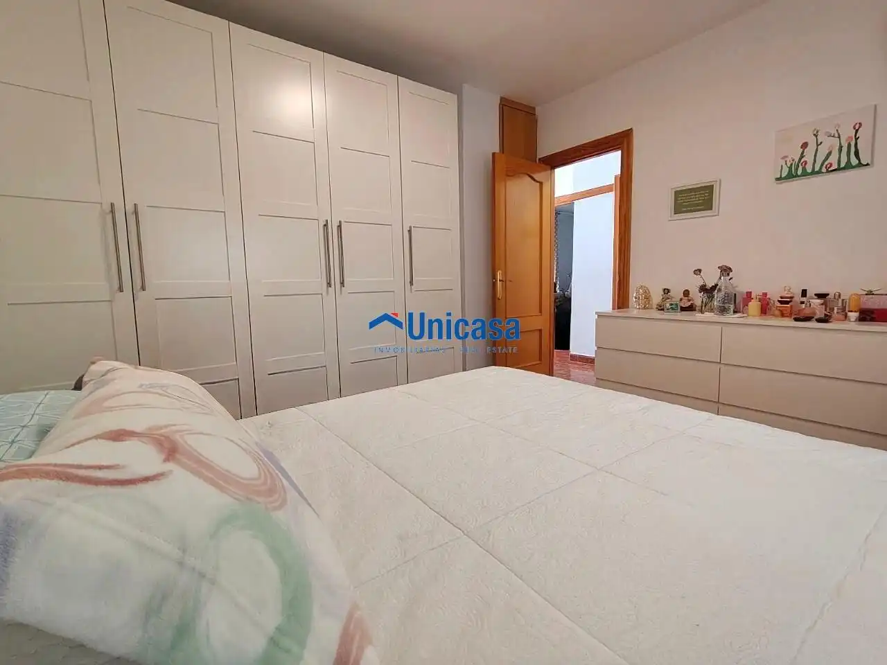 Bedroom of Flat for sale in Málaga  with Air Conditioner and Storage room
