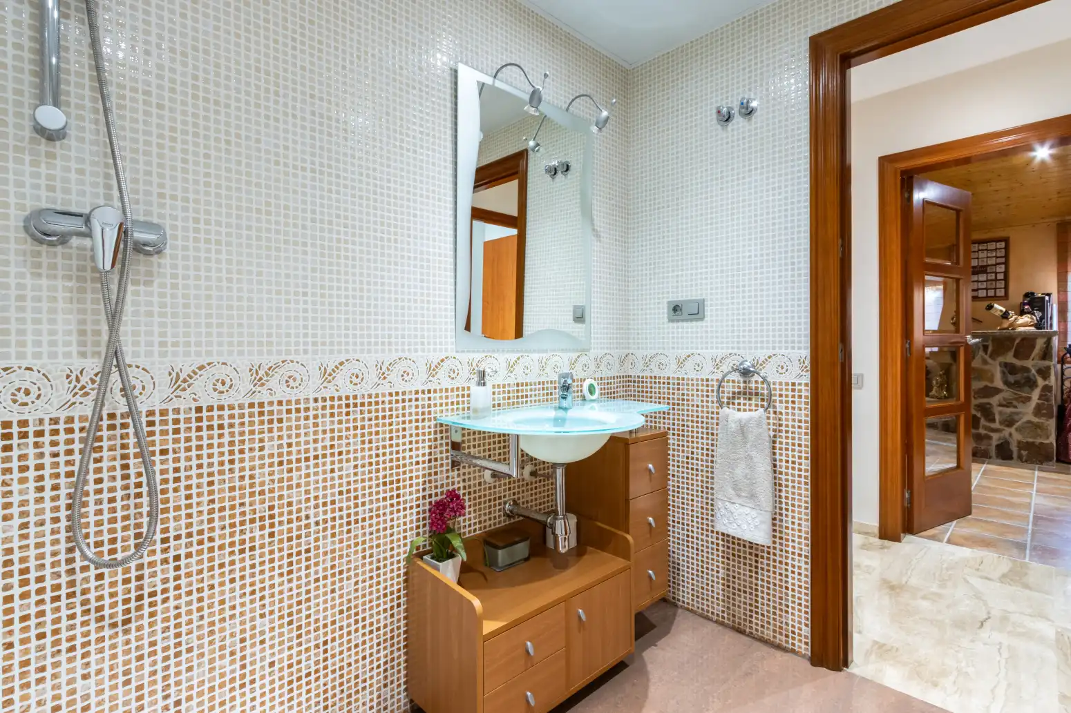 Bany de Casa o xalet en venda en Matadepera amb Aire condicionat, Calefacció i Jardí privat