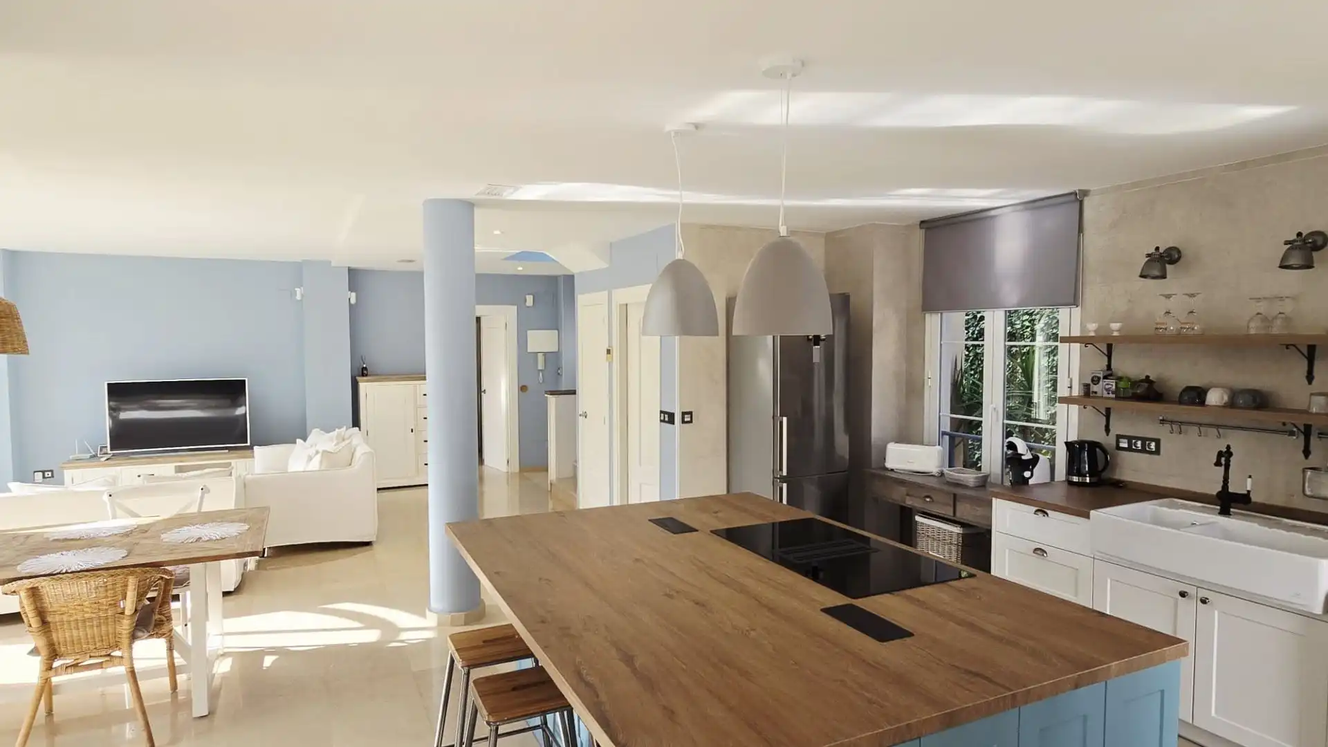 Cuina de Casa o xalet en venda en Finestrat amb Aire condicionat, Jardí privat i Traster