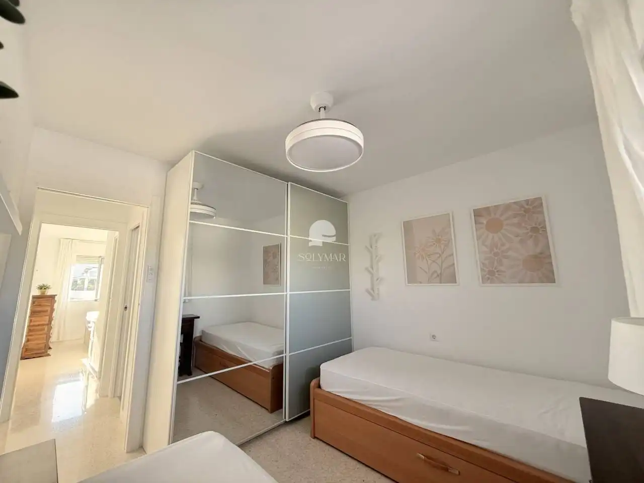 Schlafzimmer von Wohnung zur Miete in Vélez-Málaga mit Klimaanlage, Heizung und Terrasse