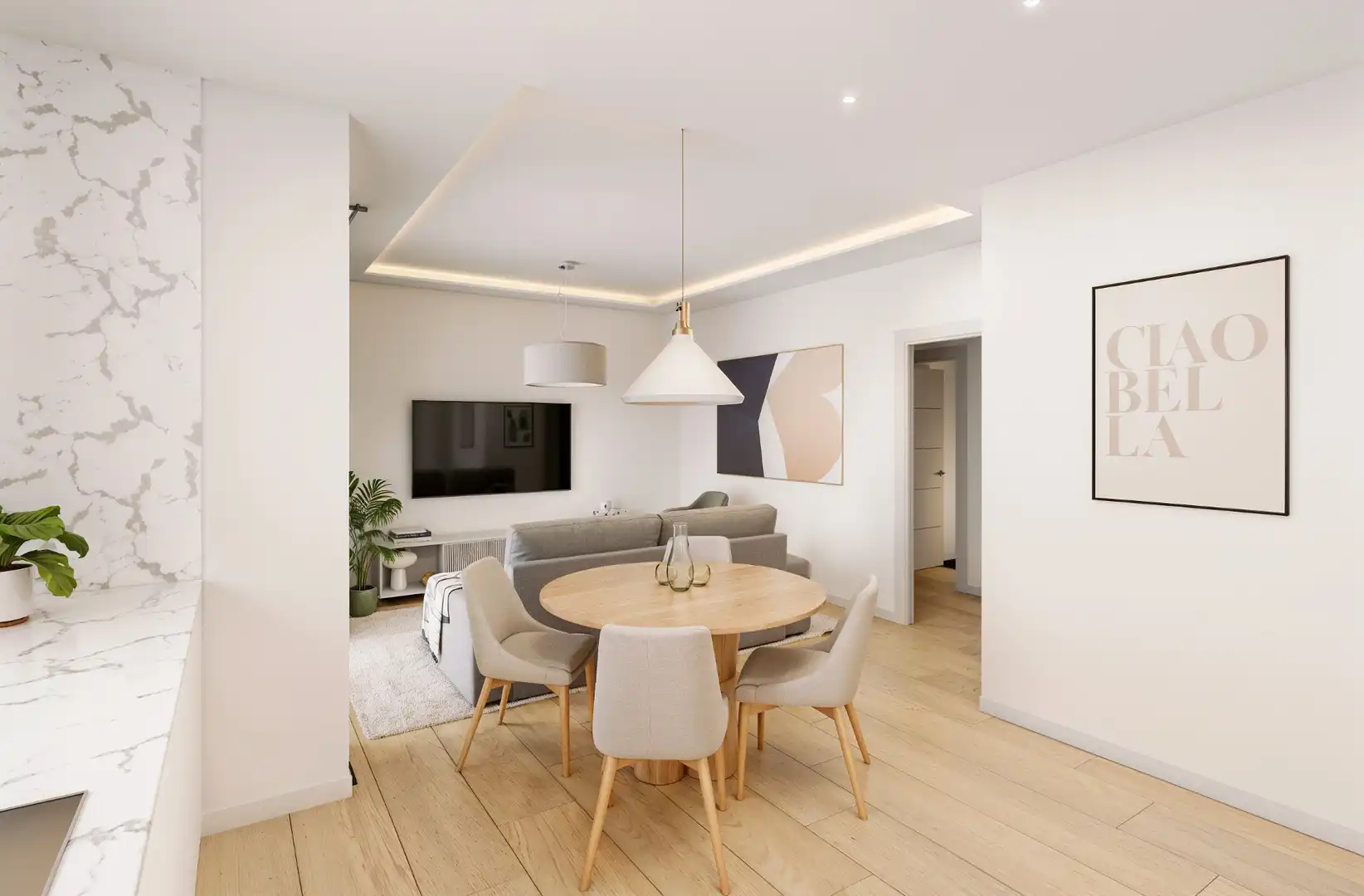 Sala de estar de Piso en venta en Santa Lucía de Tirajana con Terraza, Trastero y Horno