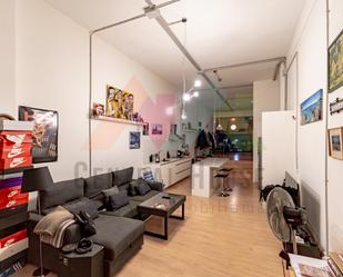 Living room of Premises for sale in  Madrid Capital  with Heating, Parquet flooring and Furnished